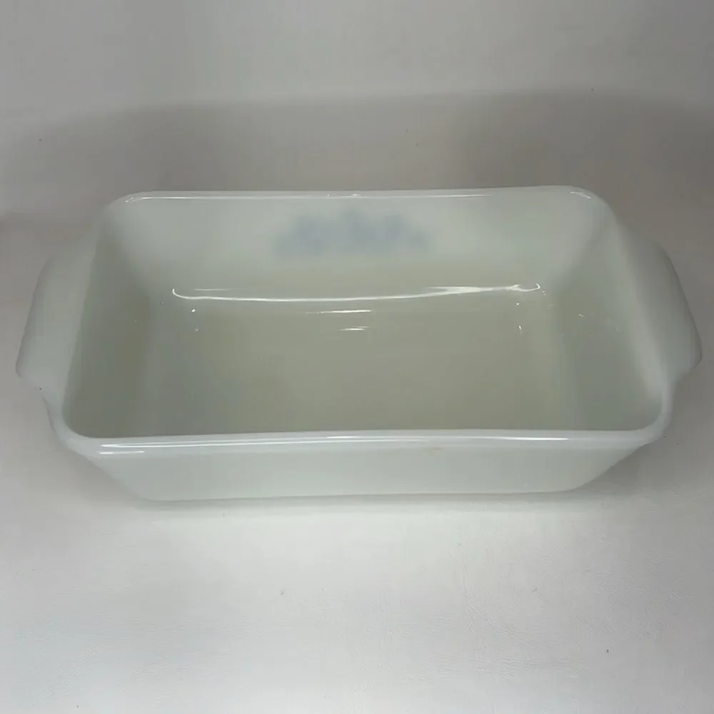 Anchor Hocking Fire King 1 qt Loaf Pan Casserole 441 Oven Proof Vintage Blue